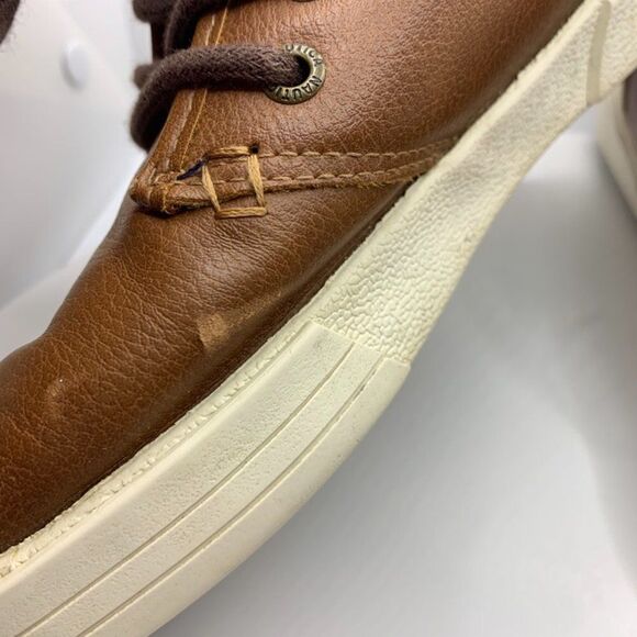 Nautica 1/4 Top Brown Leather Shoe - Picture 5 of 7